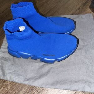 Balenciaga Blue Sock Sneakers
